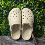 Bone Beige Slip on clog size 6-7 eu 39-40