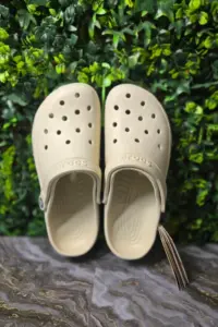 Bone Beige Slip on clog size 6-7 eu 39-40