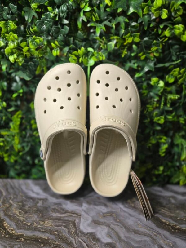Bone Beige Slip on clog size 5.5
