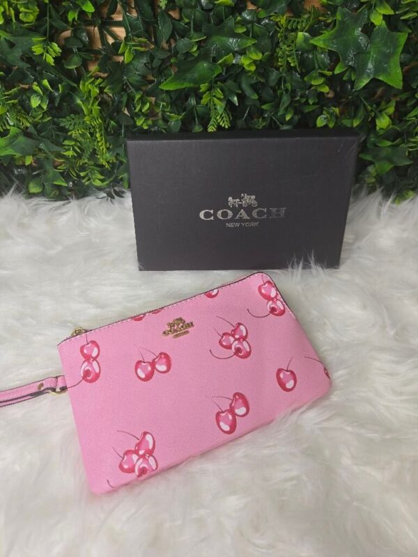 Cherry wallet pouch bag