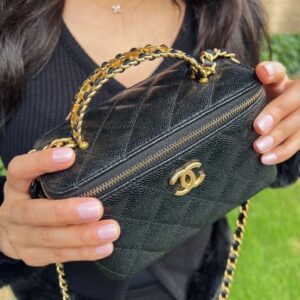 Gold Detail Quilted Bag