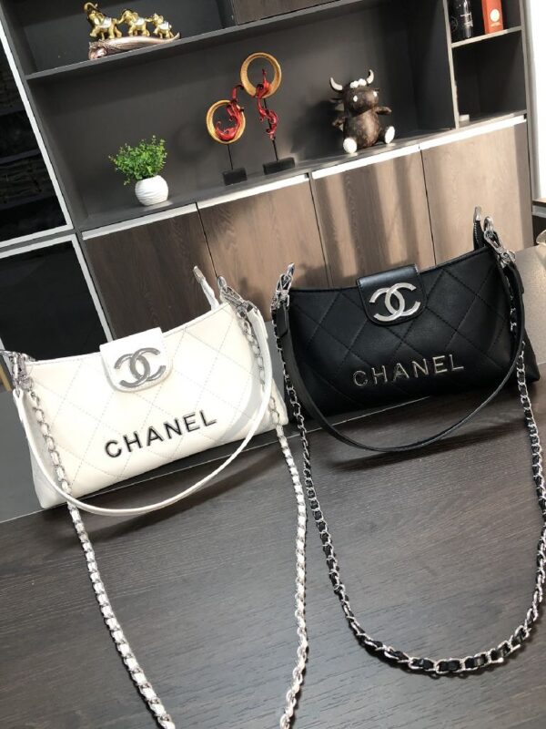 classic quilted with silver hardware
