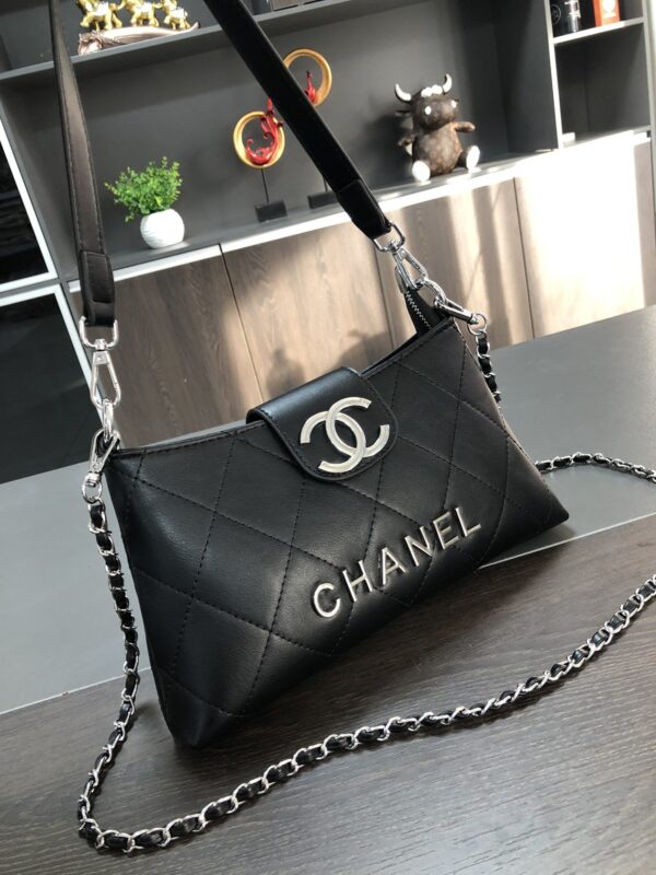 classic quilted with silver hardware - Image 3