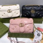 G embelished quilted bag
