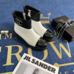 C 2 tone real leather boots