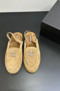 luxe leather mules beige or black