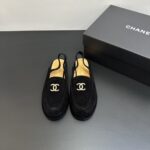 luxe leather mules beige or black - Image 2