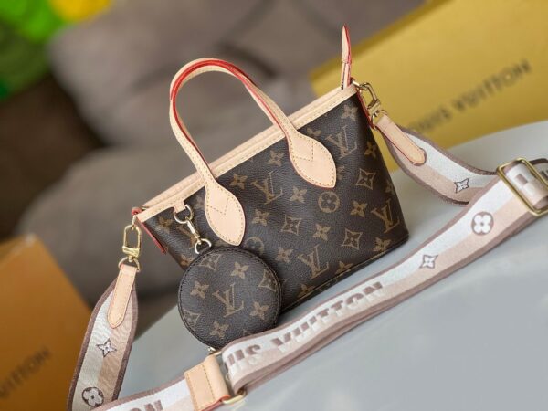 mini beige neverfall pouch