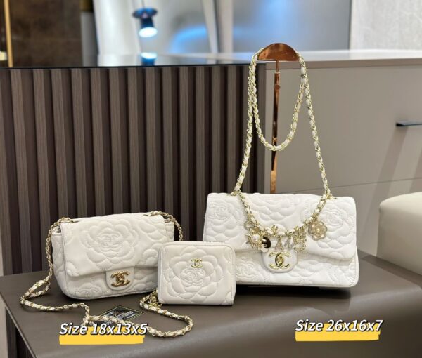 3d floral 3pc bargain bag