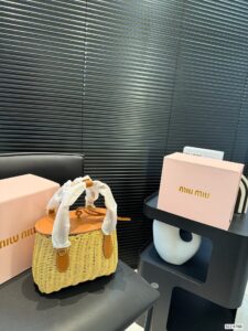 Wicker Basket Bag - Image 3