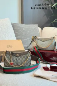 GG 2 tone lux leather