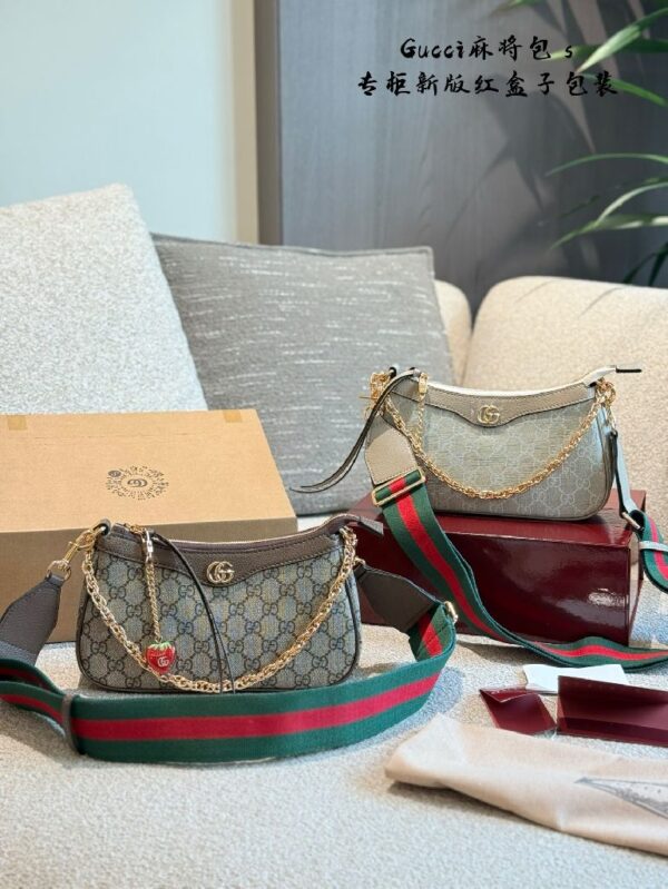 GG 2 tone lux leather