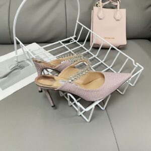 Pink or silver options sling backs Jimmy