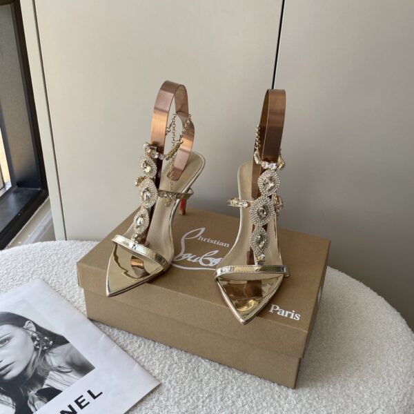 gold bling Red Bottoms - Image 3