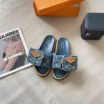 Denim pocket slides