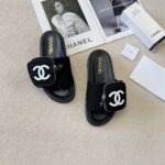 black or cream pocket slides