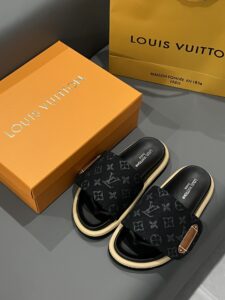 denim pillow slides - Image 2