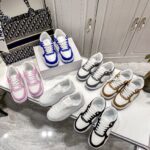 Al0 chunky leather trainers