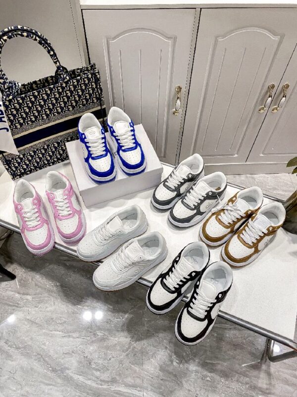 Al0 chunky leather trainers