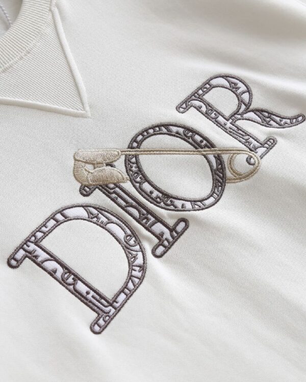 embroidered cd Safty pin jumper - Image 2