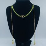CD green necklace